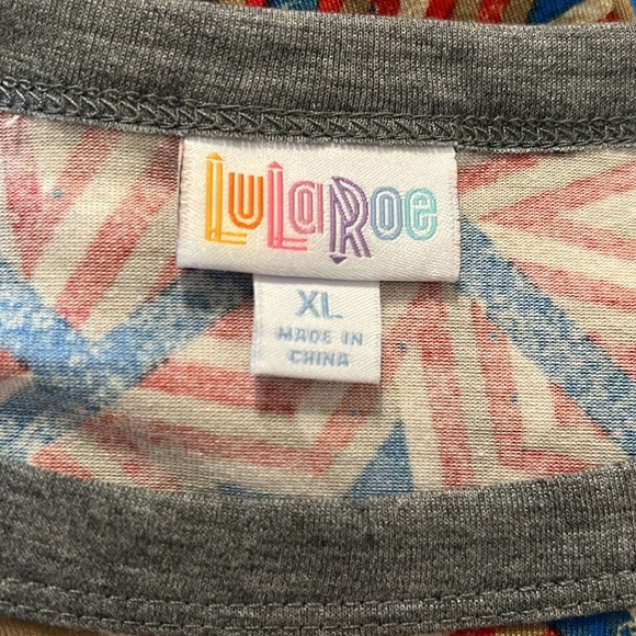 NWT LLR Stars & Stripes Randy Top XL - Picture 4 of 5